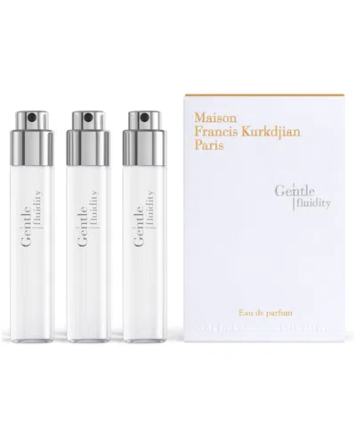 Maison Francis Kurkdjian 3-piece Gentle Fluidity Silver Eau De Parfum Refills Set In White