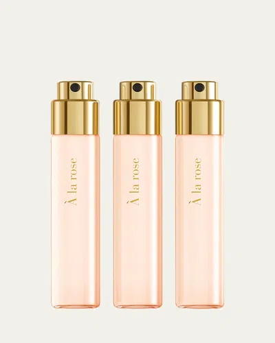 Maison Francis Kurkdjian À La Rose Eau De Parfum, 3 X 0.37 Oz. In White