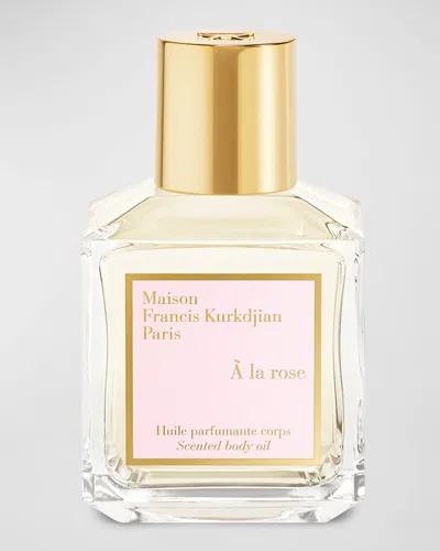 Maison Francis Kurkdjian A La Rose Scented Body Oil, 2.4 Oz. In White
