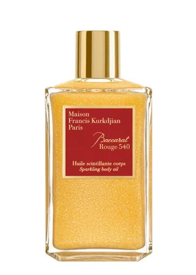 Maison Francis Kurkdjian Baccarat Rouge 540 Sparkling Body Oil 200ml In White