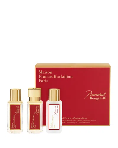 Maison Francis Kurkdjian Baccarat Rouge 540 Fragrance Ritual Gift Set In White