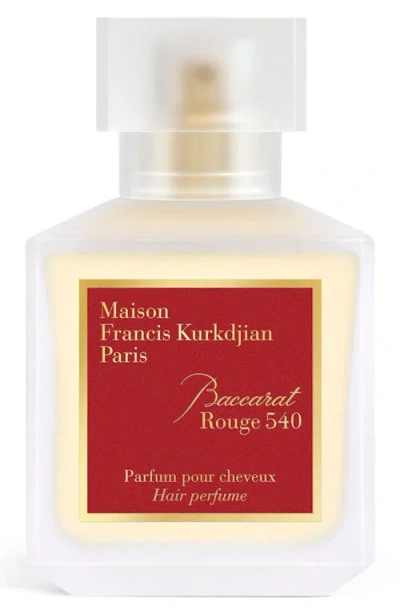 Maison Francis Kurkdjian Baccarat Rouge 540 Hair Perfume 2.4 Oz. In Transparent