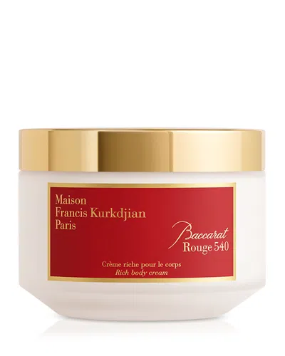 Maison Francis Kurkdjian Baccarat Rouge 540 Rich Body Cream 6.8 Oz. In White