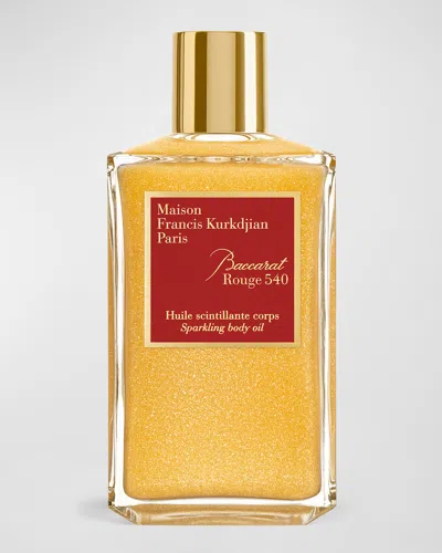 Maison Francis Kurkdjian Baccarat Rouge 540 Scented Sparkling Body Oil, 6.8 Oz. In White