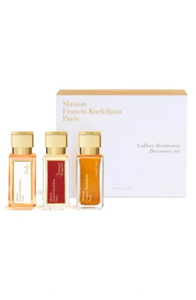 Maison Francis Kurkdjian Discovery Fragrance Trio Set (nordstrom Exclusive) $590 Value In Transparent