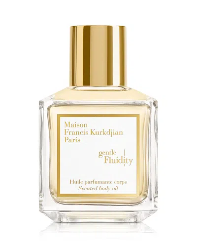 Maison Francis Kurkdjian Gentle Fluidity Gold Scented Body Oil 2.4 Oz. In Transparent