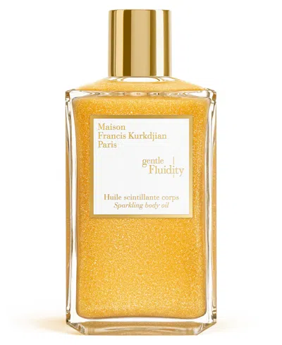 Maison Francis Kurkdjian Gentle Fluidity Gold Sparkling Body Oil, 6.7 Oz. In Transparent