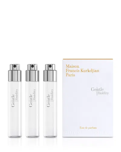 Maison Francis Kurkdjian Gentle Fluidity Silver Eau De Parfum Refills Gift Set In White