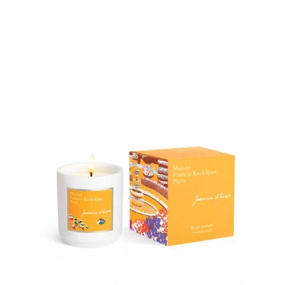 Maison Francis Kurkdjian Jasmin Dhiver - Scented Candle In Yellow
