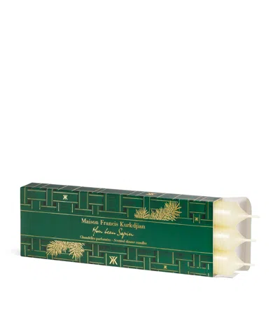 Maison Francis Kurkdjian Mon Beau Sapin Candles Trio In Green