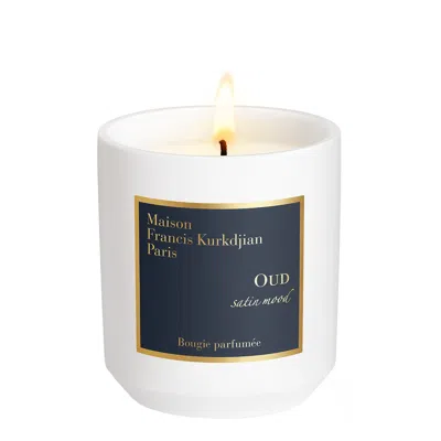 Maison Francis Kurkdjian Oud Satin Mood Candle 280g, Candle, Oud Satin In White
