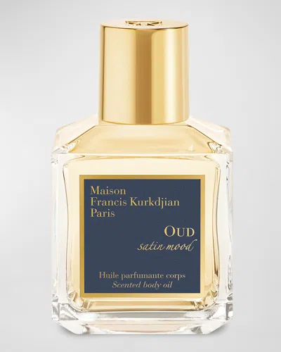 Maison Francis Kurkdjian Oud Satin Mood Scented Body Oil, 2.4 Oz. In White