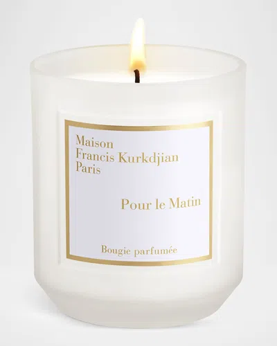 Maison Francis Kurkdjian Pour Le Matin Candle, 10.6 Oz. In White
