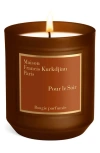 Maison Francis Kurkdjian Pour Le Soir Scented Candle In Transparent