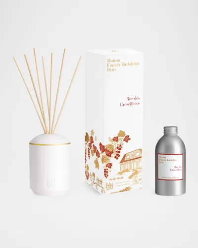 Maison Francis Kurkdjian Rue Des Groseilliers Fragrance Diffuser Set In White