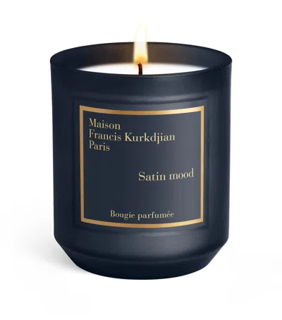 Maison Francis Kurkdjian Satin Mood Scented Candle In Blue