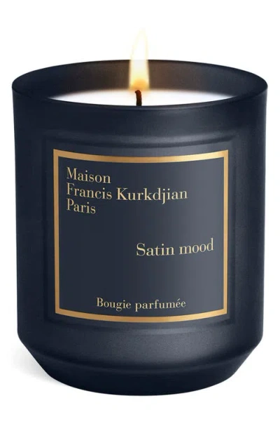 Maison Francis Kurkdjian Satin Mood Scented Candle In Transparent