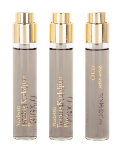Maison Francis Kurkdjian Unisex 3 X .37oz Oud Satin Mood Edp Set