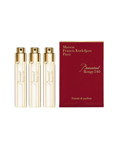 Maison Francis Kurkdjian Unisex Baccarat Rouge 540 Parfum Discovery Set In Transparent
