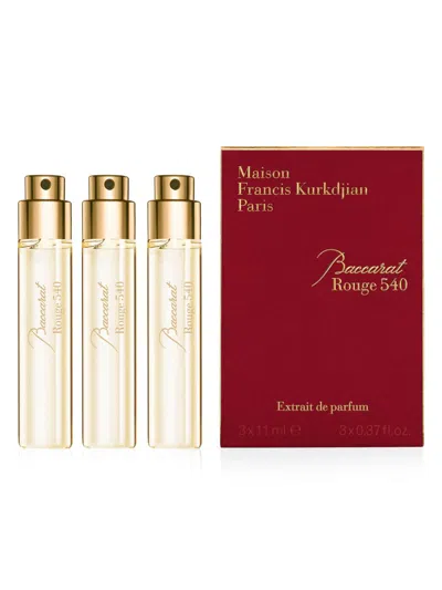 Maison Francis Kurkdjian Women's Baccarat Rouge 540 3-piece Extrait De Parfum Set