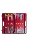 Maison Games New York Backgammon In Red