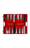 Maison Games St Barth Backgammon In Red