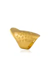 Maison H Jewels 18k Yellow Gold Skin Ring With Diamond