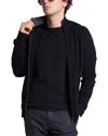 Maison Heritage Cashmere Zip Sweater In Black