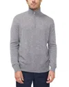 Maison Heritage Cashmere Zip Sweater In Gray
