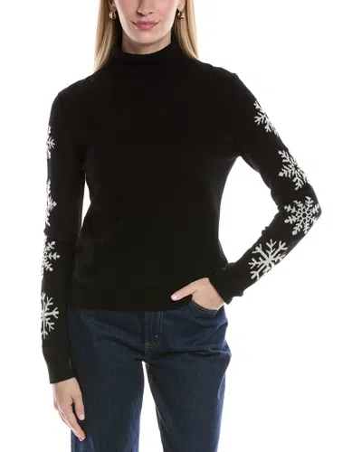 Maison Heritage Flocon Cashmere Sweater In Black