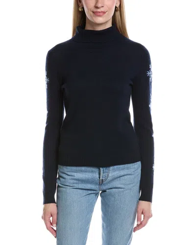 Maison Heritage Flocon Cashmere Sweater In Blue