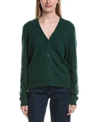 Maison Heritage Lea Cashmere Cardigan In Green