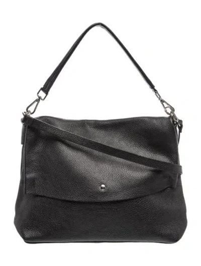 Pre-owned Maison Heritage Leather Shoulder Bag In Blue