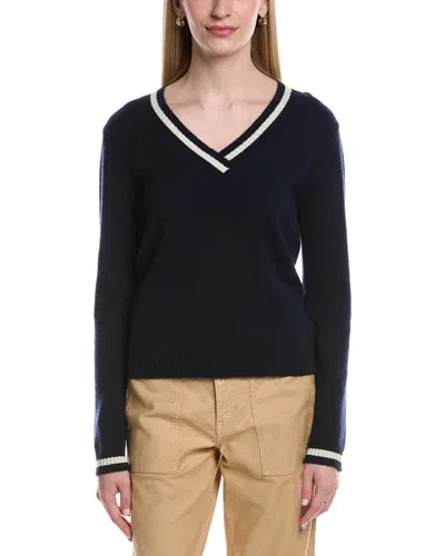 Maison Heritage Leonie Cashmere Sweater In Blue