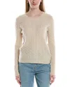 Maison Heritage Raphaelle Cashmere Sweater In White
