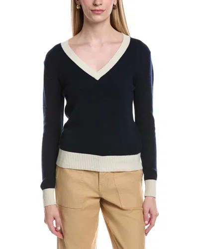 Maison Heritage Zephana Cashmere Sweater In Blue