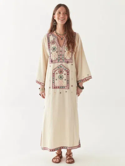 Maison Hotel Amiran Dress In Over The Rainbow In Neutral