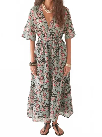 Maison Hotel Valentina Dress In Rosa Rosae In Multi