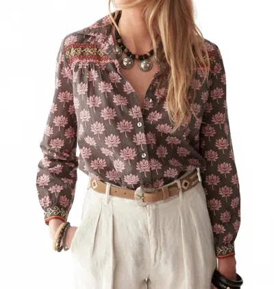 Maison Hotel Cohen Blouse In Lotus Mondrian In Multi