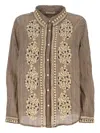 Maison Hotel Cotton Shirt In Brown