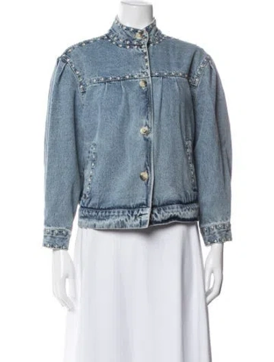 Pre-owned Maison Hotel Denim Jacket In Blue
