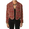 Maison Hotel Devendra Jacket In Bonfire Volcano In Multi