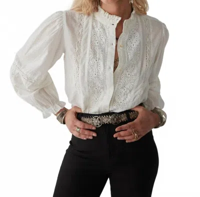 Maison Hotel Emmanuelle Blouse In Panna Cotta In Multi