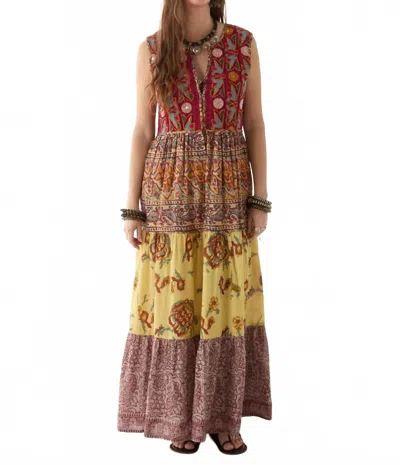 Maison Hotel Eugenie Dress In Mullumbimby Patchwork In Multi