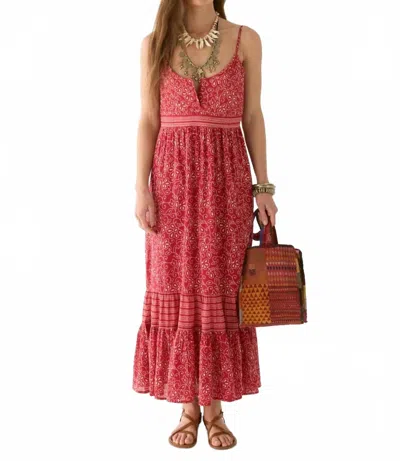 Maison Hotel Gadea Maxi Dress In Chilli In Red