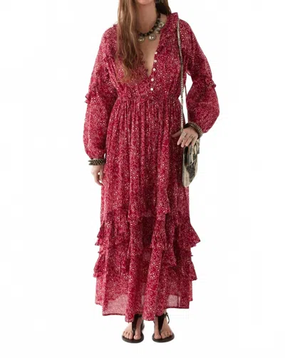 Maison Hotel Hannalei Dress In Chilli In Multi