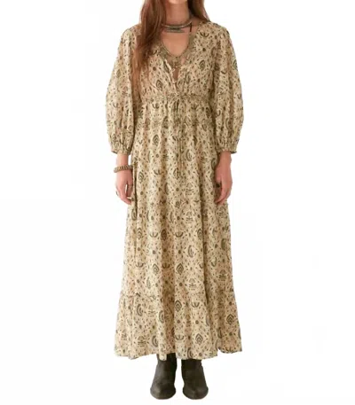 Maison Hotel Isabella Dress In Vanilla In Multi
