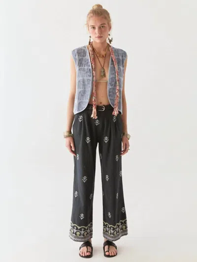 Maison Hotel Jack Vest In Seven Nation Blues In Multi