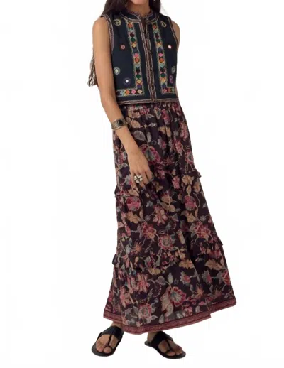 Maison Hotel Lea Skirt In Night In Multi
