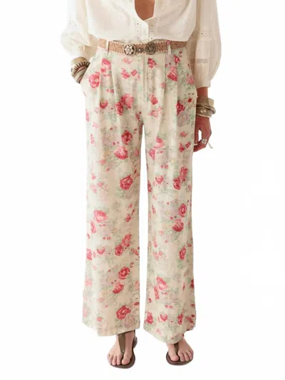 Maison Hotel Lolo Pant In Candy Roses In Multi